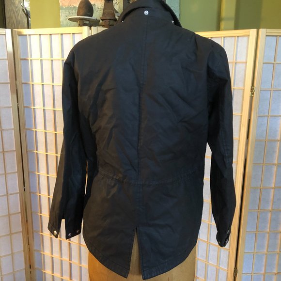 Steven Alan Waxed Hunter Green Jacket - Picture 4 of 5